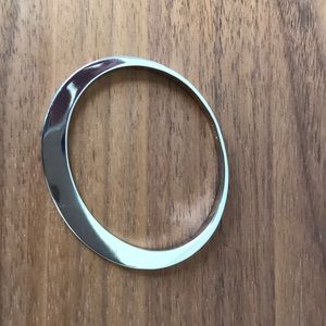 J. Crew silver tone bangle bracelet